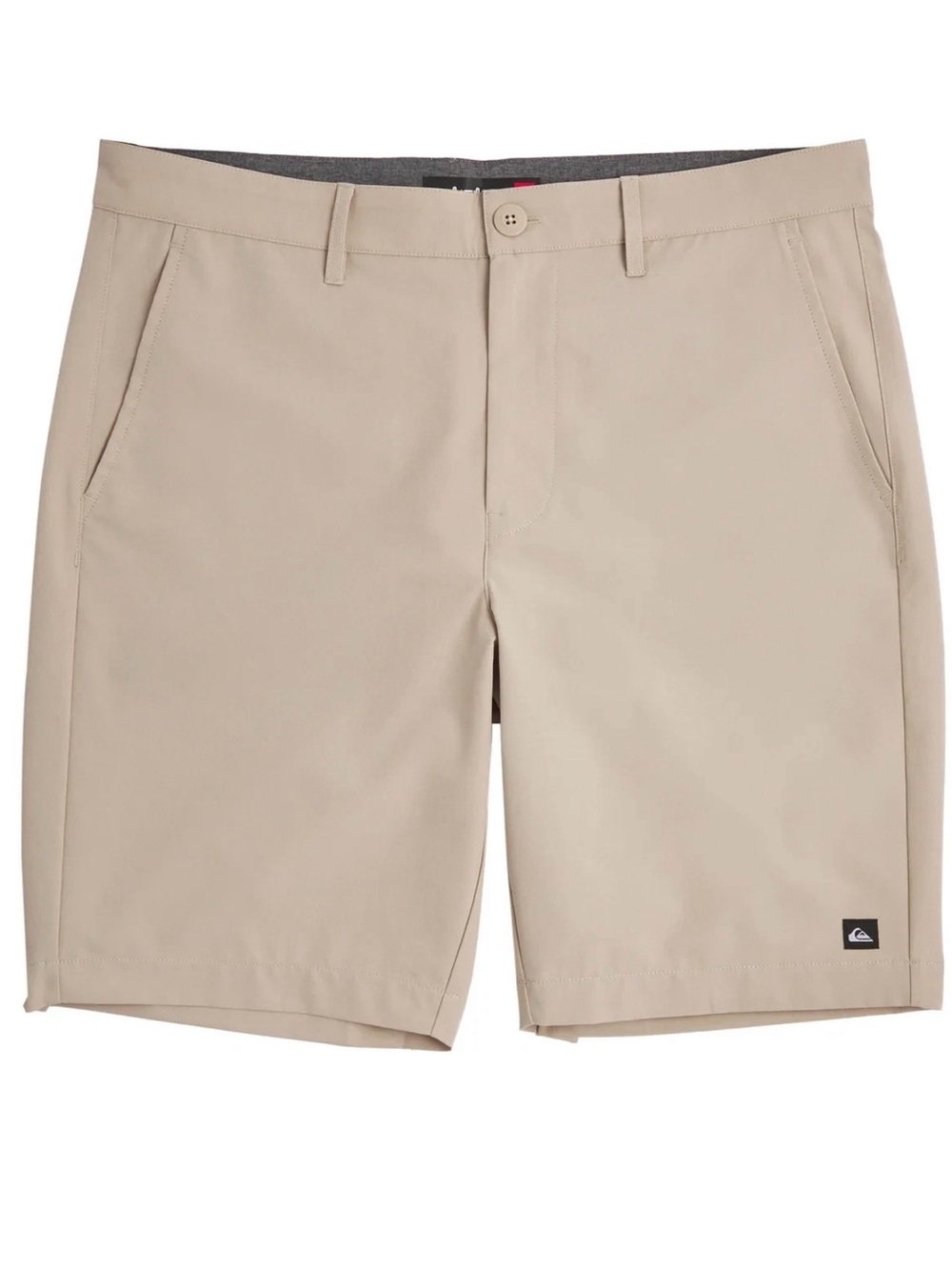 NWT-Quiksilver Hybrid Men's Shorts Moisture Wicking UVF 50+ Stretch Beige Sz 32